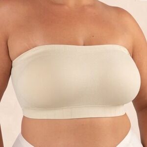 Truekind Convertible Strapless Bandeau Bra Oatmeal Size 2XL‎ New With Tags